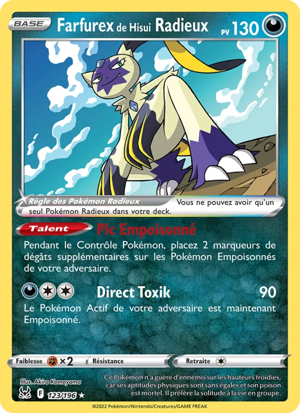 Farfurex de Hisui Radieux (Origine Perdue #123/196)