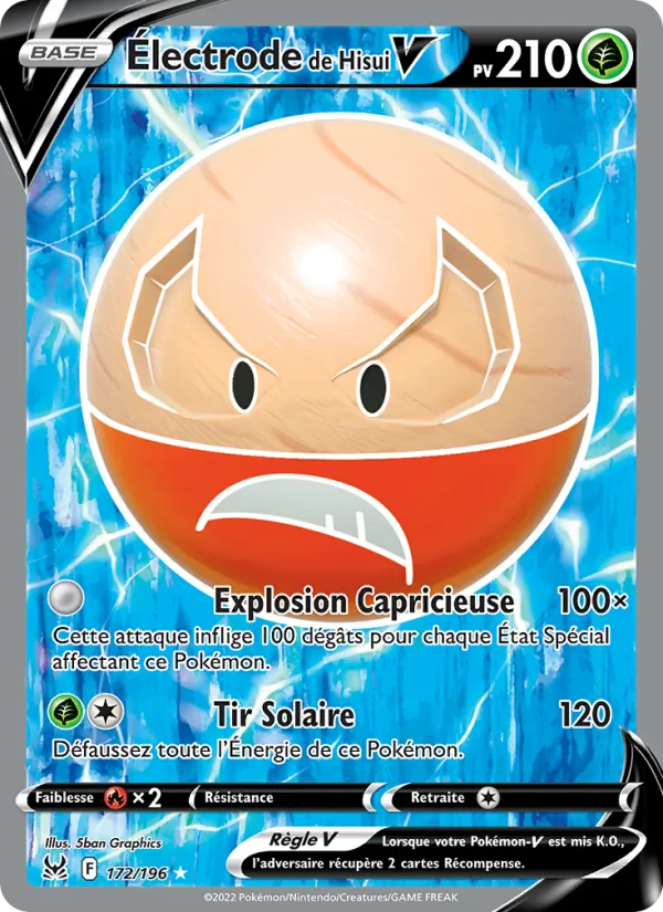 Électrode de Hisui V (Lost Origin #172/196)