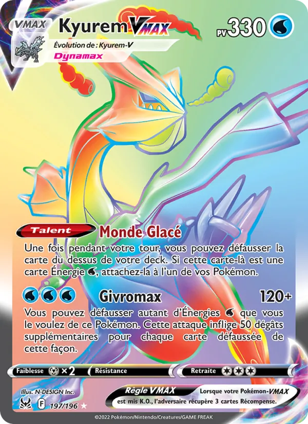 Kyurem VMAX (Lost Origin #197/196)