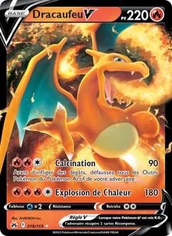 Dracaufeu V (Zénith Suprême #018/159)