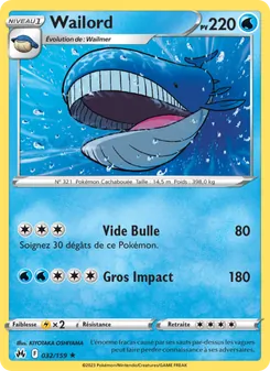 Wailord (Zénith Suprême #032/159)