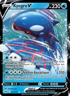 Kyogre V (Zénith Suprême #037/159)