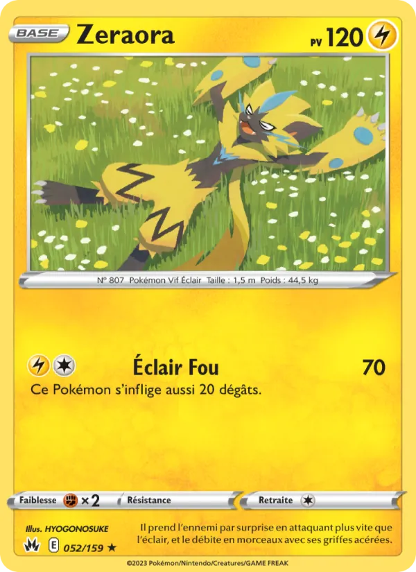 Zeraora (Zénith Suprême #052/159)