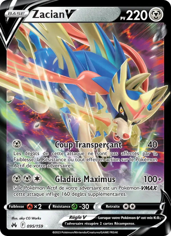 Zacian V (Crown Zenith #095/159)