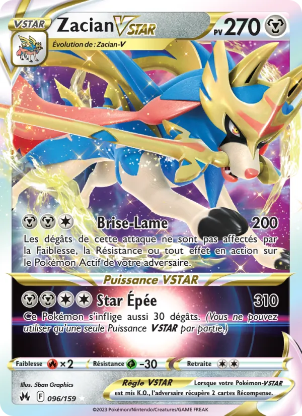 Zacian VSTAR (Crown Zenith #096/159)