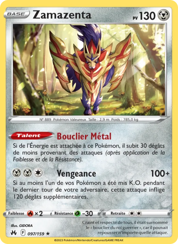 Zamazenta (Zénith Suprême #097/159)
