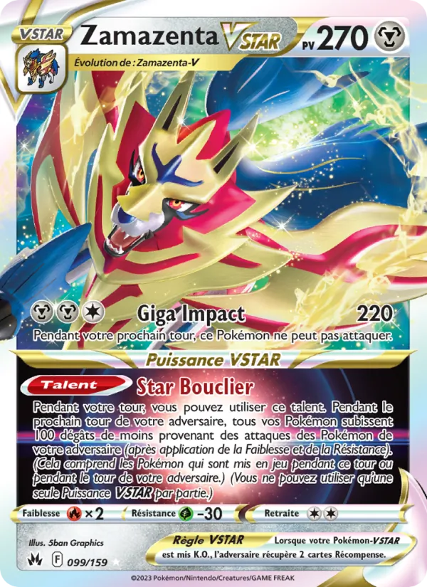 Zamazenta VSTAR (Crown Zenith #099/159)