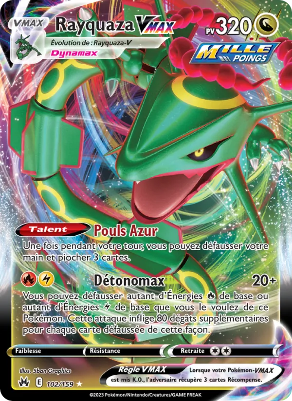 Rayquaza VMAX (Zénith Suprême #102/159)