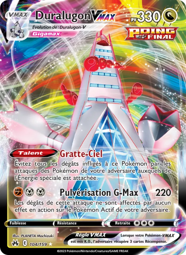 Duralugon VMAX (Crown Zenith #104/159)