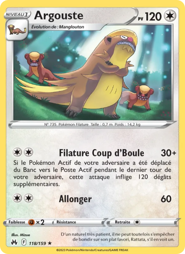 Argouste (Crown Zenith #118/159)