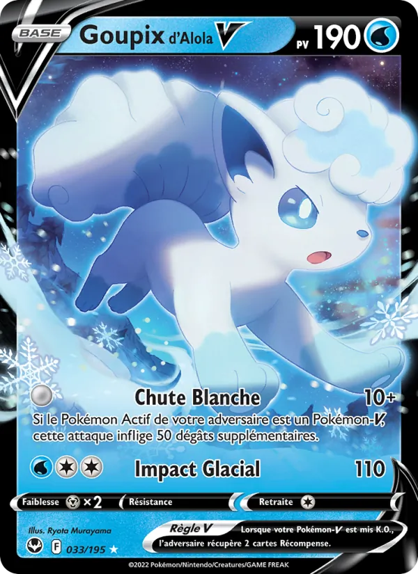Goupix d'Alola V (Silver Tempest #033/195)