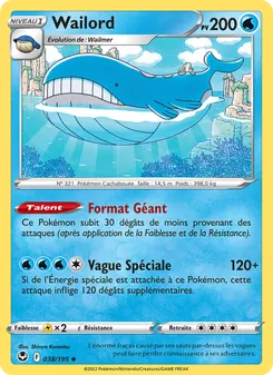 Wailord (Tempête Argentée #038/195)