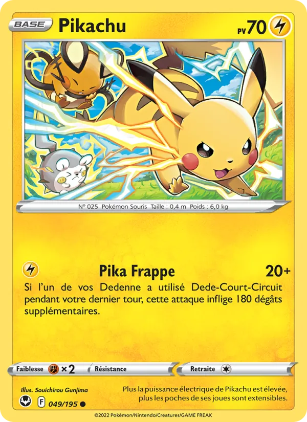 Pikachu (Silver Tempest #049/195)
