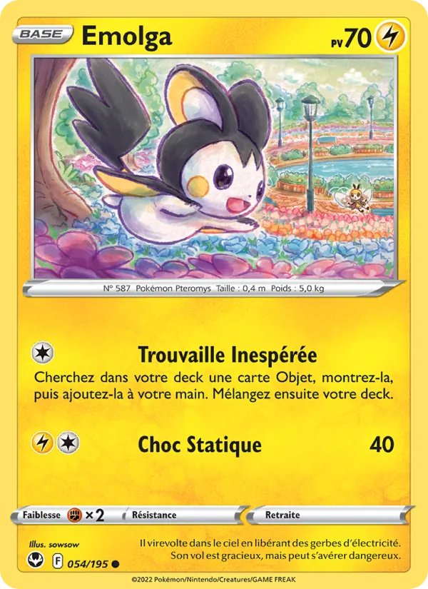 Emolga (Silver Tempest #054/195)