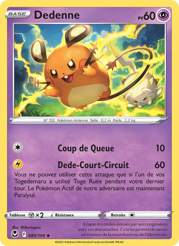 Dedenne (Silver Tempest #085/195)