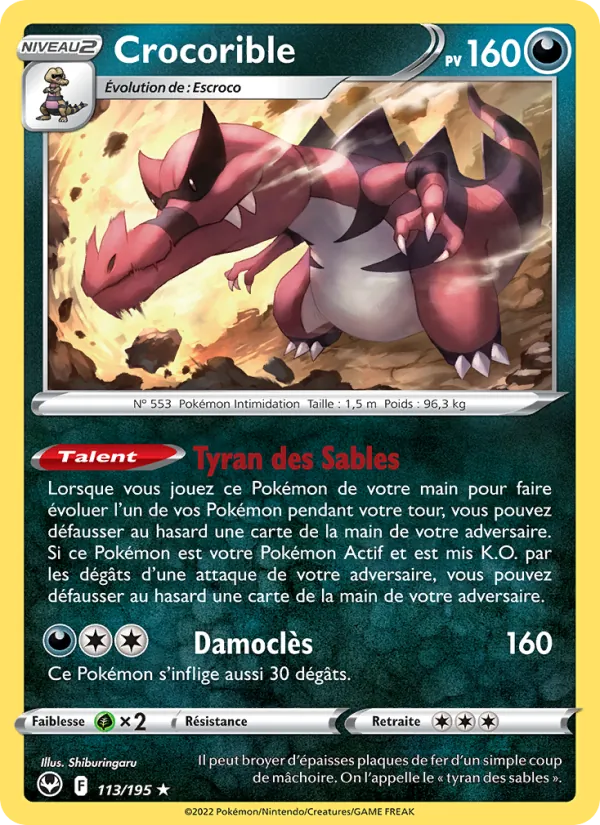 Crocorible (Silver Tempest #113/195)