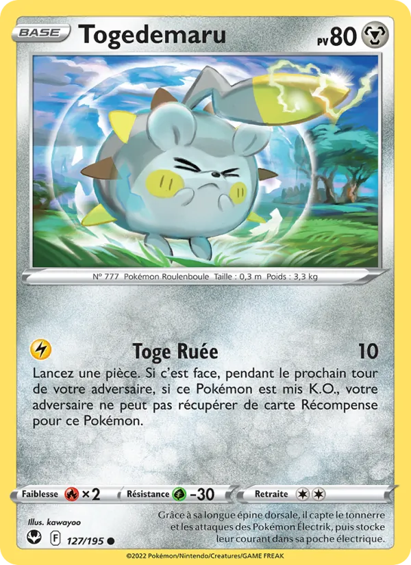 Togedemaru (Silver Tempest #127/195)