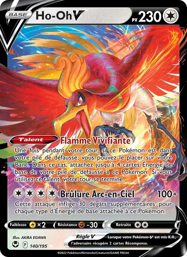 Ho-Oh V (Tempête Argentée #140/195)