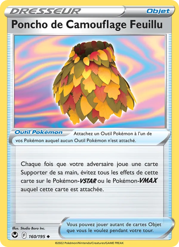 Poncho de Camouflage Feuillu (Silver Tempest #160/195)