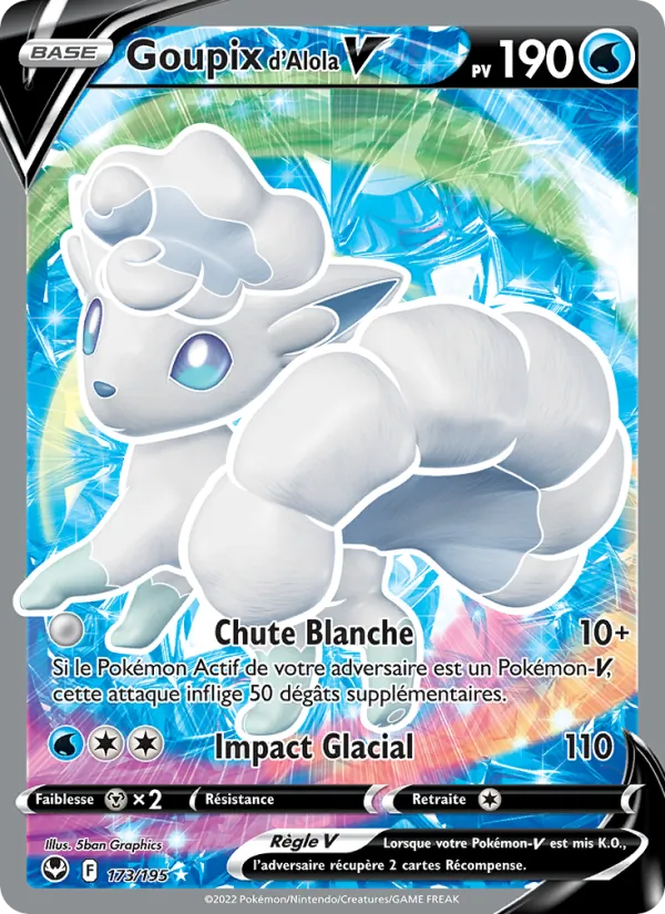 Goupix d'Alola V (Tempête Argentée #173/195)