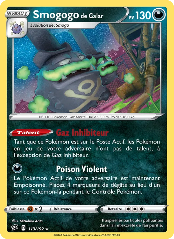 Smogogo de Galar (Rebel Clash #113/192)