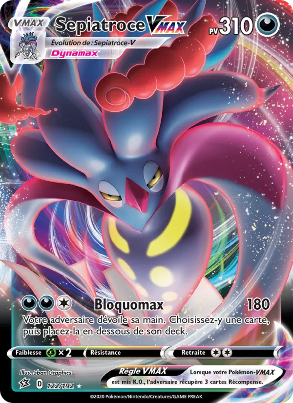 Sepiatroce VMAX (Rebel Clash #122/192)