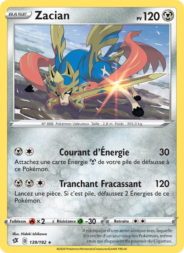 Zacian (Rebel Clash #139/192)