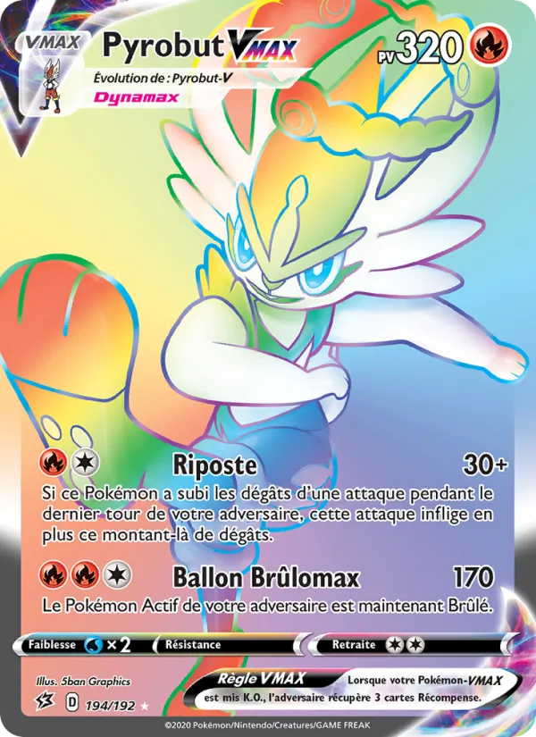 Pyrobut VMAX (Rebel Clash #194/192)