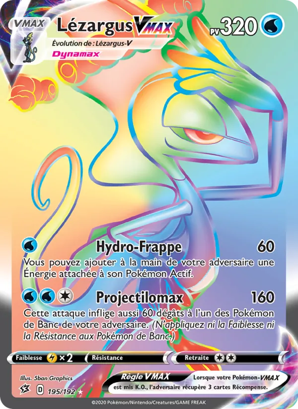 Lézargus VMAX (Rebel Clash #195/192)