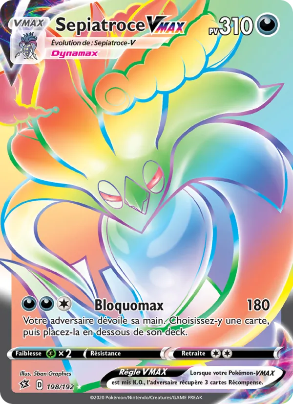Sepiatroce VMAX (Rebel Clash #198/192)