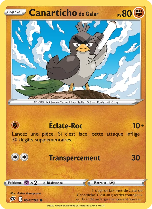 Canarticho de Galar (Clash des Rebelles #94/192)