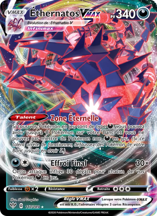 Éthernatos VMAX (Darkness Ablaze #117/189)