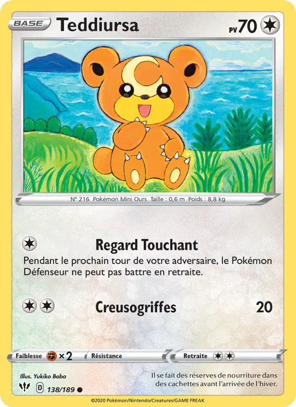 Teddiursa (Darkness Ablaze #138/189)