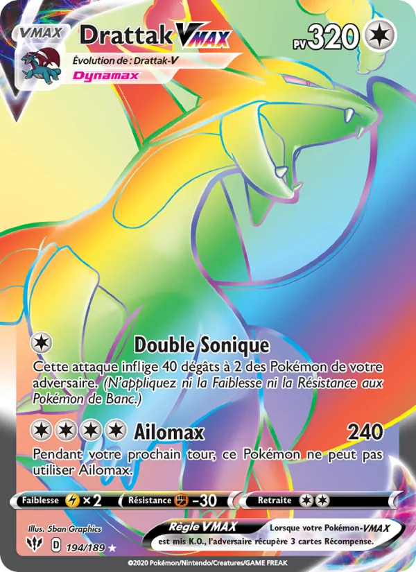 Drattak VMAX (Darkness Ablaze #194/189)