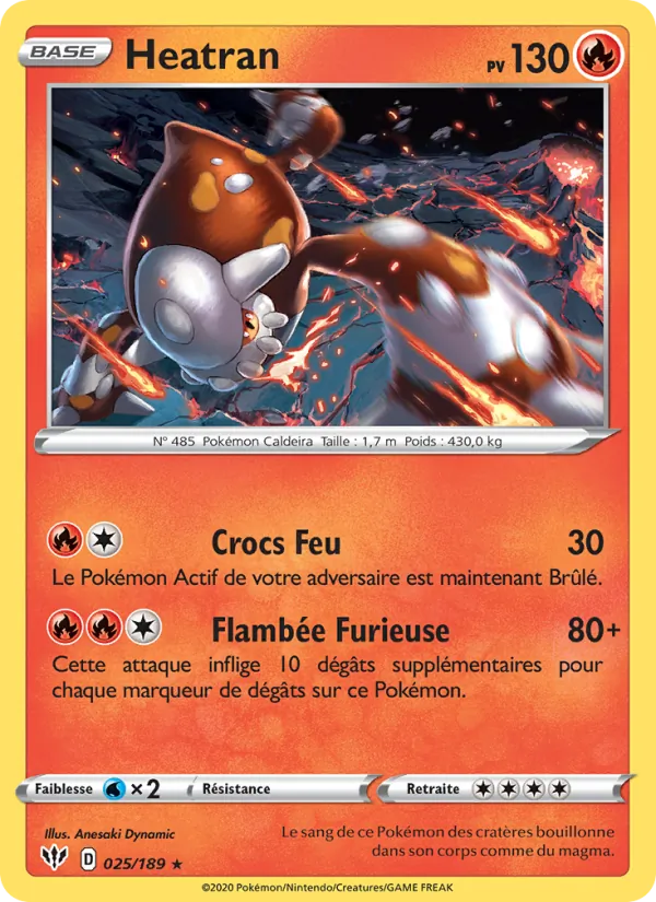 Heatran (Ténèbres Embrasées #25/189)