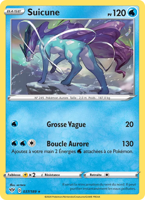 Suicune (Ténèbres Embrasées #37/189)