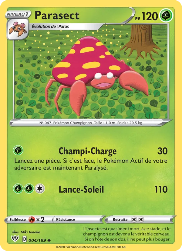 Parasect (Ténèbres Embrasées #4/189)