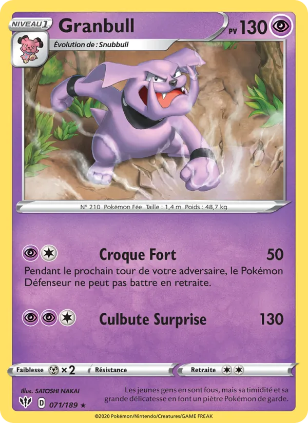 Granbull (Darkness Ablaze #71/189)