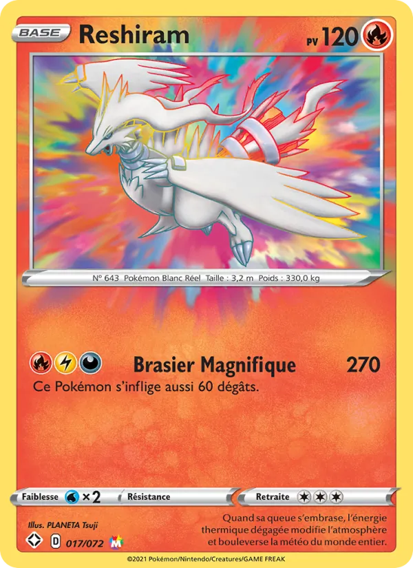 Reshiram (Destinées Radieuses #17/72)
