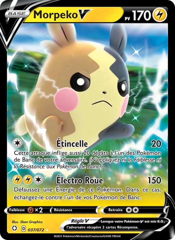 Morpeko V (Shining Fates #37/72)