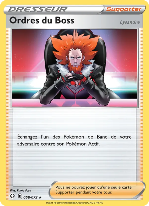 Ordres du Boss (Lysandre) (Shining Fates #58/72)