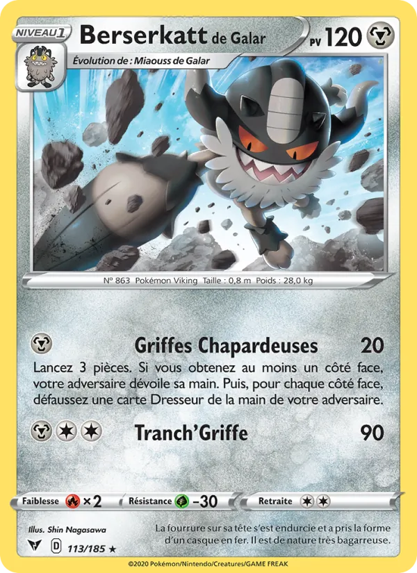 Berserkatt de Galar (Vivid Voltage #113/185)