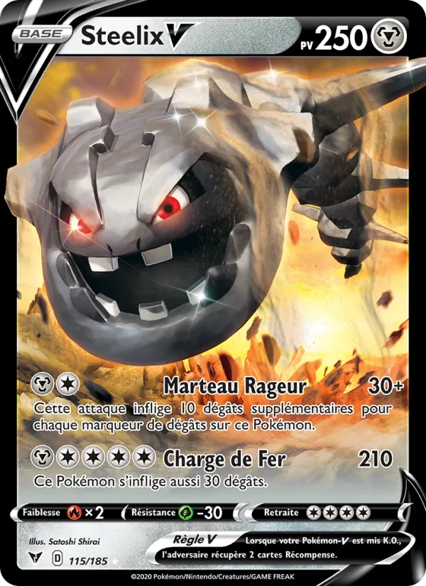 Steelix V (Voltage Éclatant #115/185)