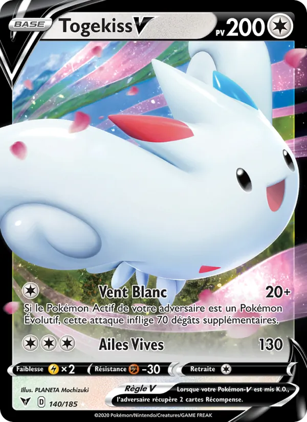 Togekiss V (Vivid Voltage #140/185)