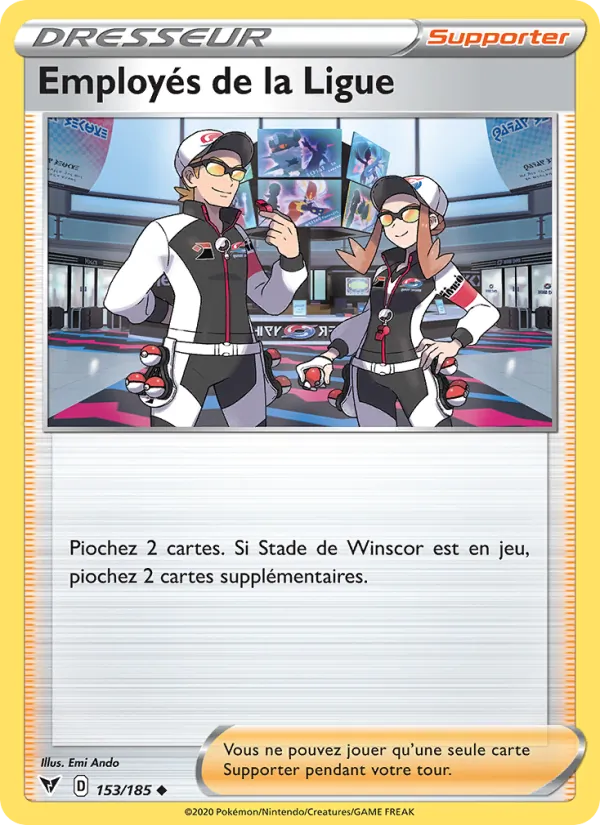 Employés de la Ligue (Voltage Éclatant #153/185)
