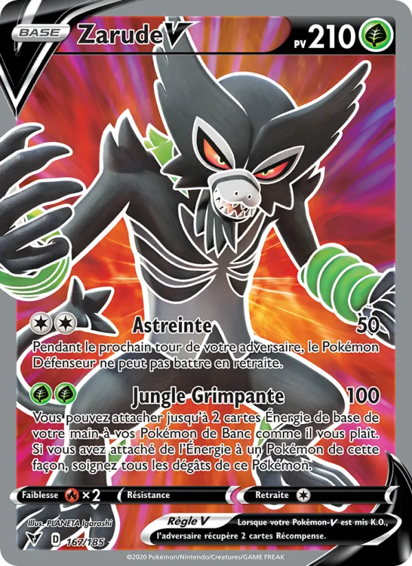 Zarude V (Voltage Éclatant #167/185)