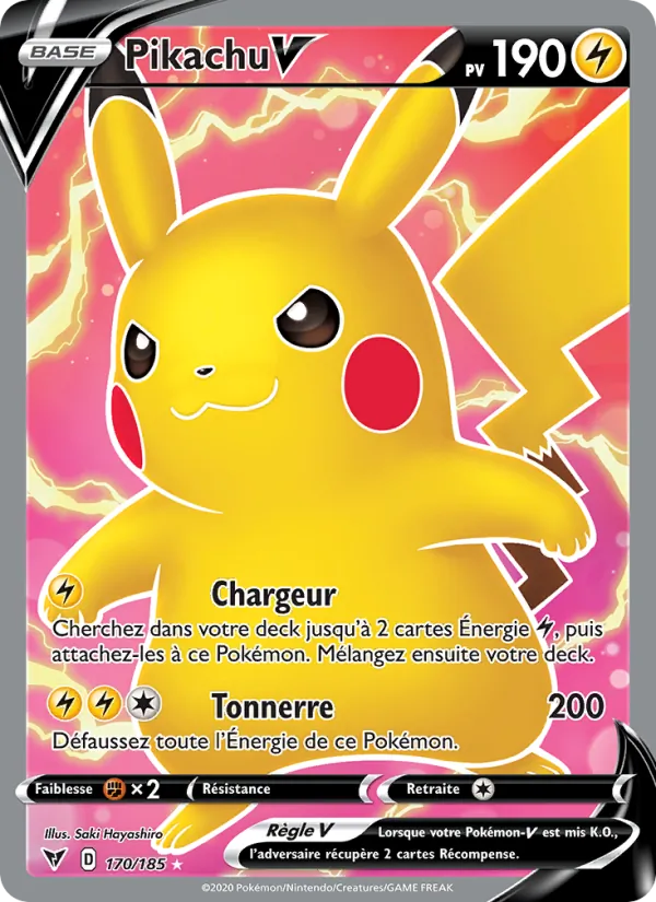 Pikachu V (Voltage Éclatant #170/185)