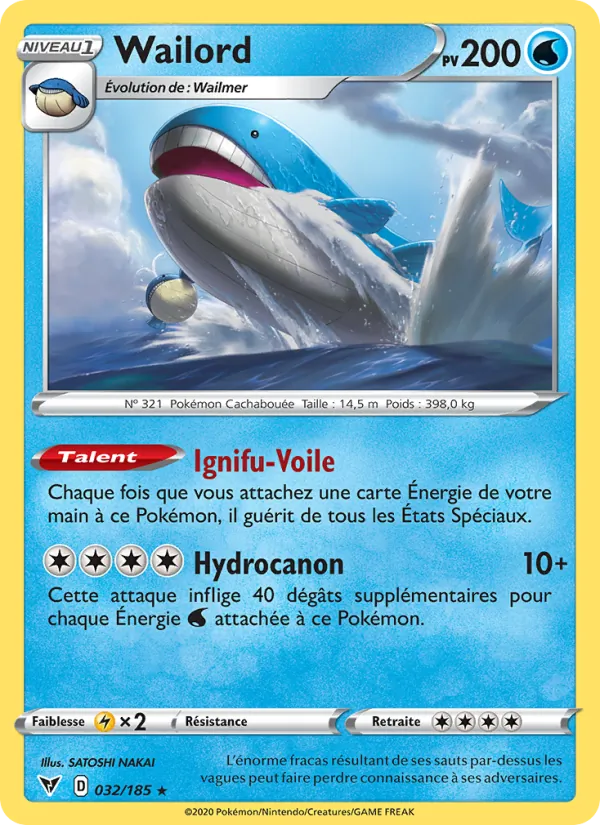 Wailord (Voltage Éclatant #32/185)