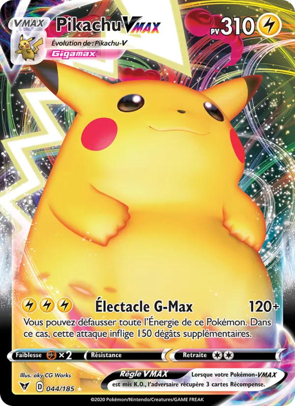 Pikachu VMAX (Voltage Éclatant #44/185)