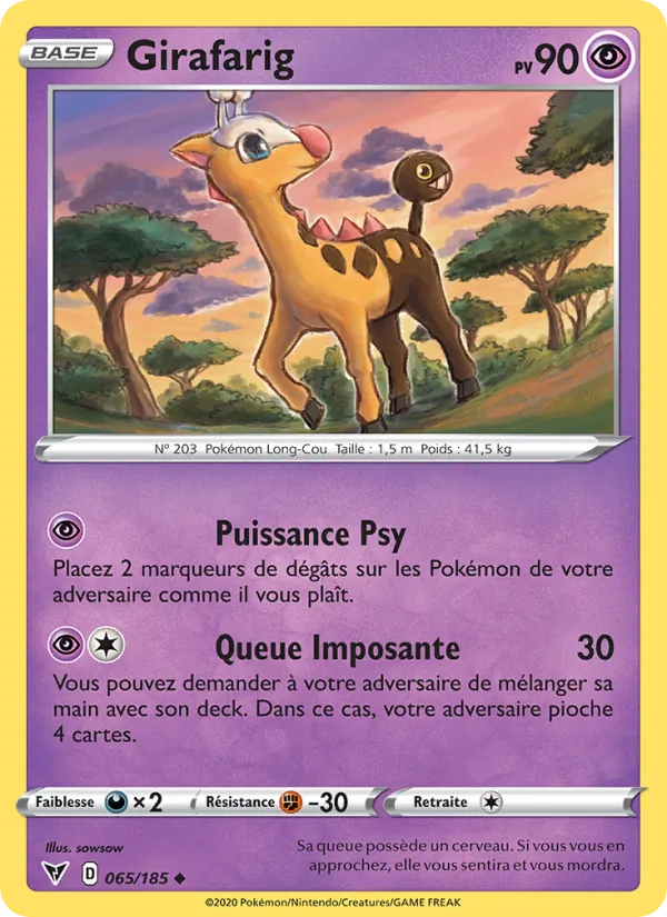 Girafarig (Vivid Voltage #65/185)